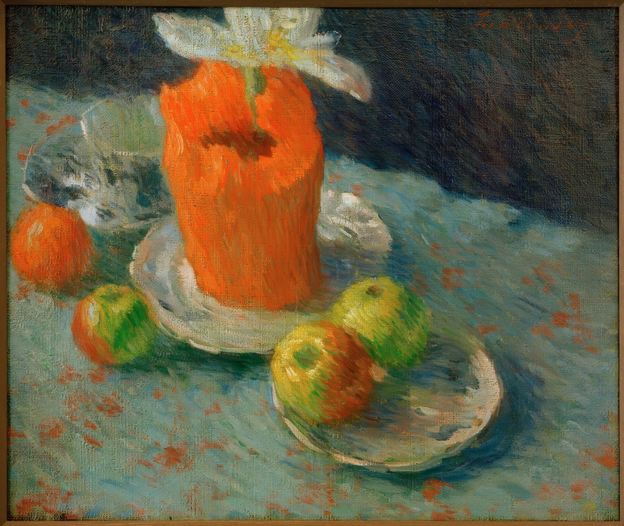 Stilleben og Bleu af Alexej von Jawlensky