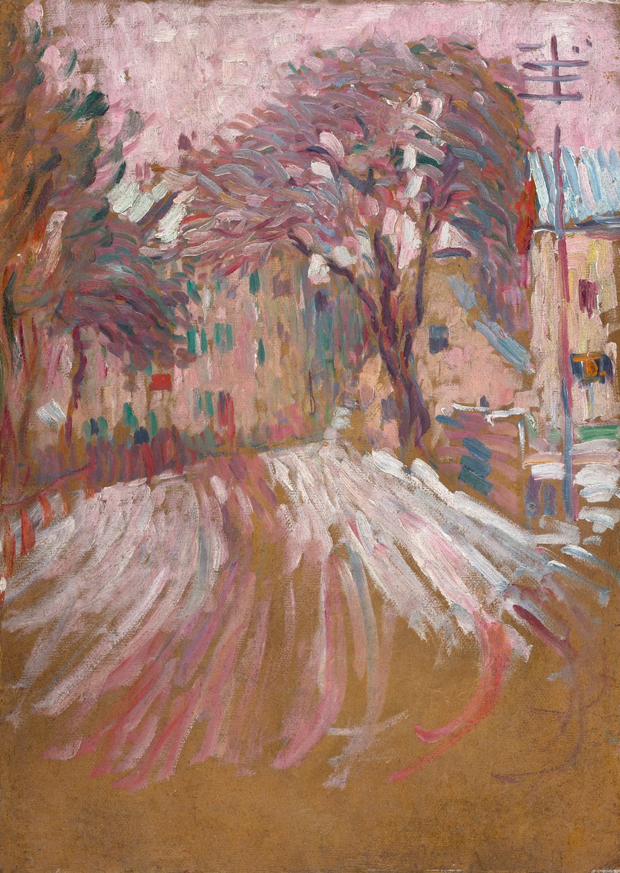 Vejen om vinteren af Alexej von Jawlensky
