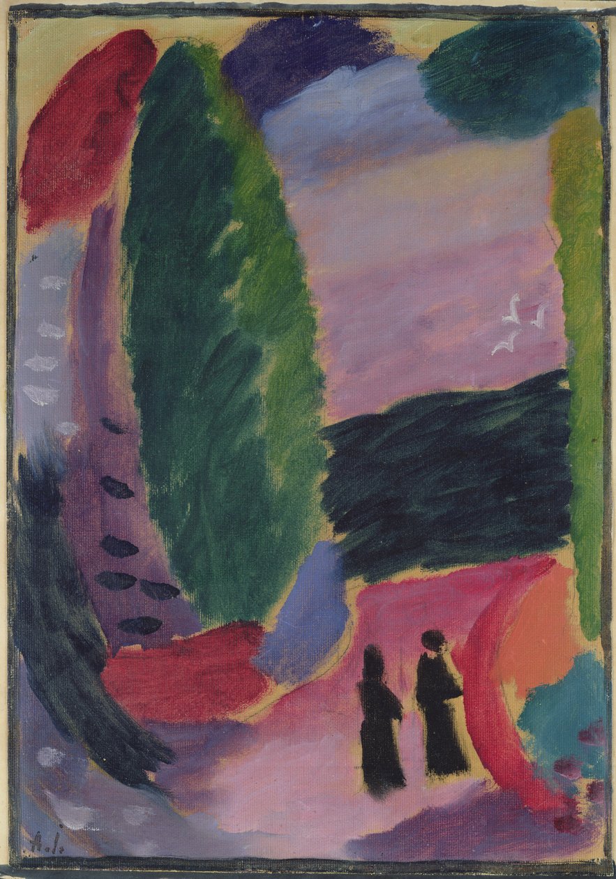 Variation, 1916-17 af Alexej von Jawlensky