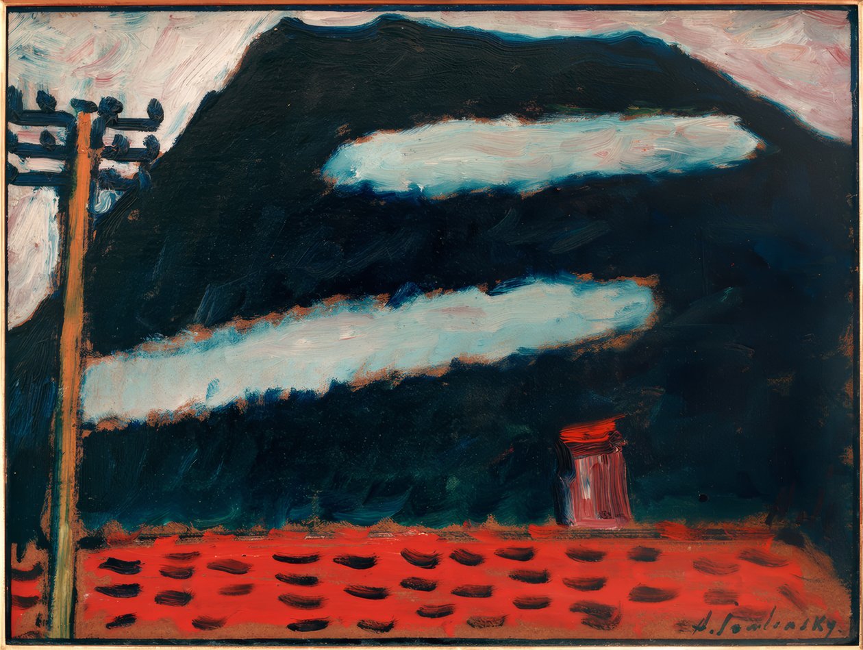 To hvide skyer af Alexej von Jawlensky