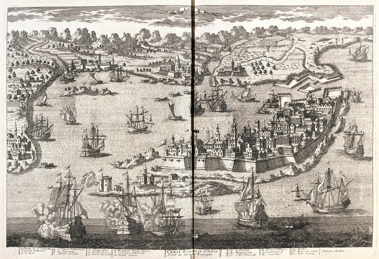 Cadice, Spanien - af A af Alexis Hubert Jaillot