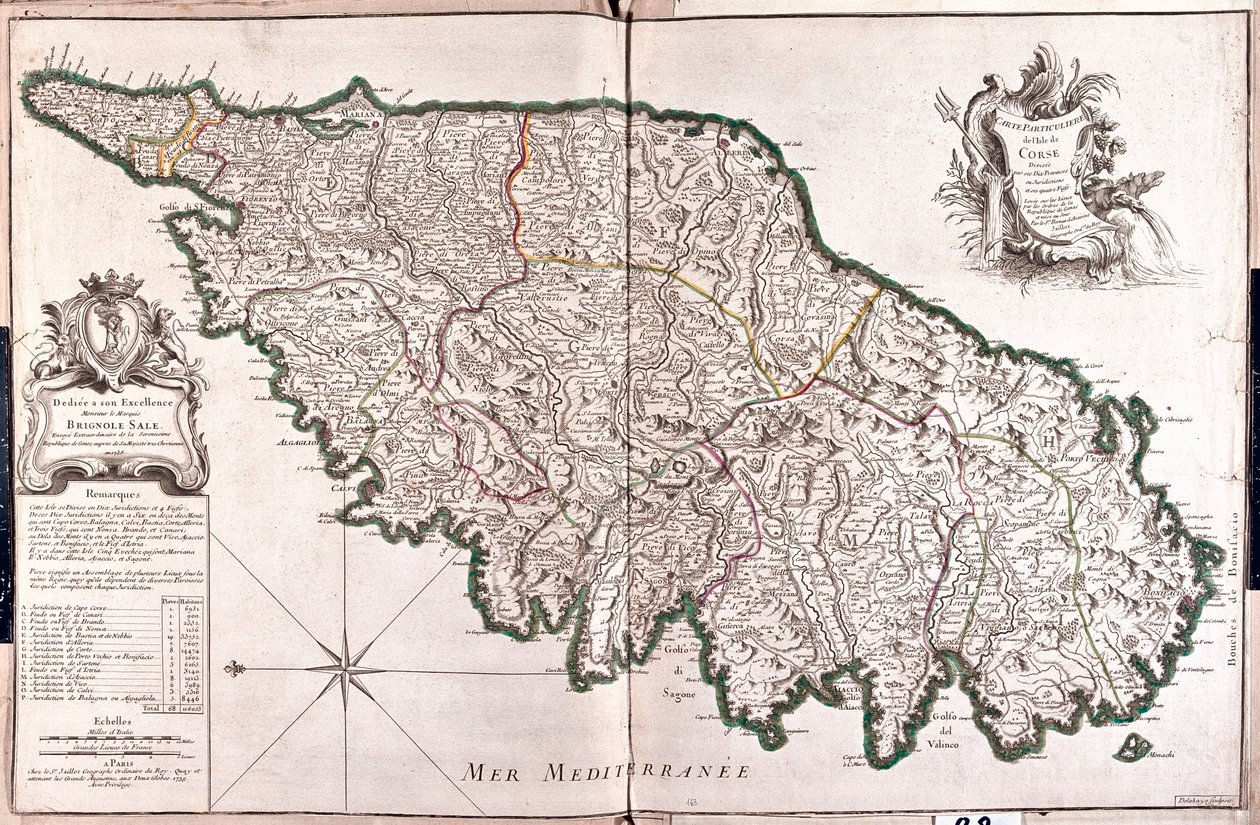 Isle of Course, Frankrig - af A af Alexis-Hubert Jaillot
