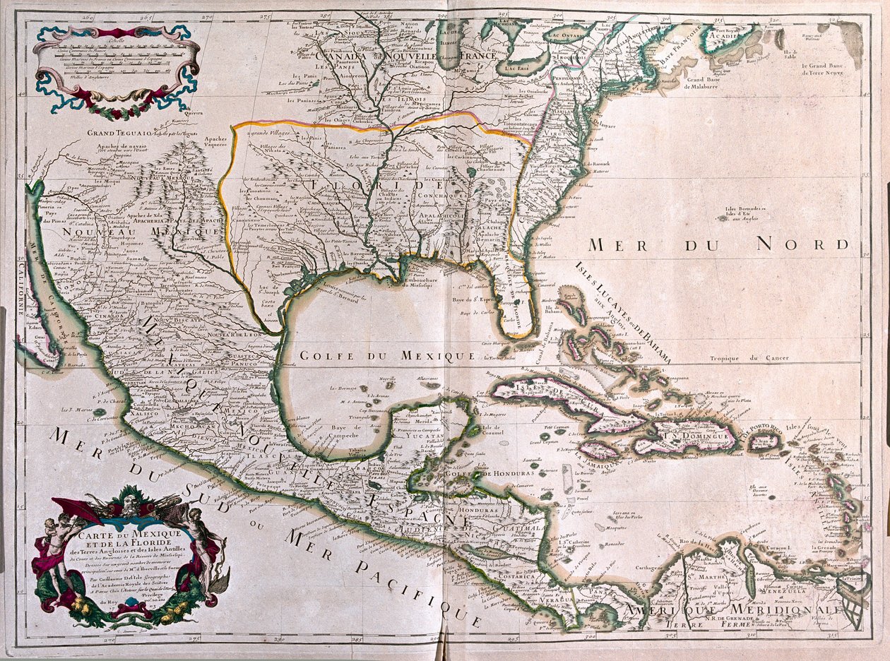 Messico og Florida - af A af Alexis Hubert Jaillot