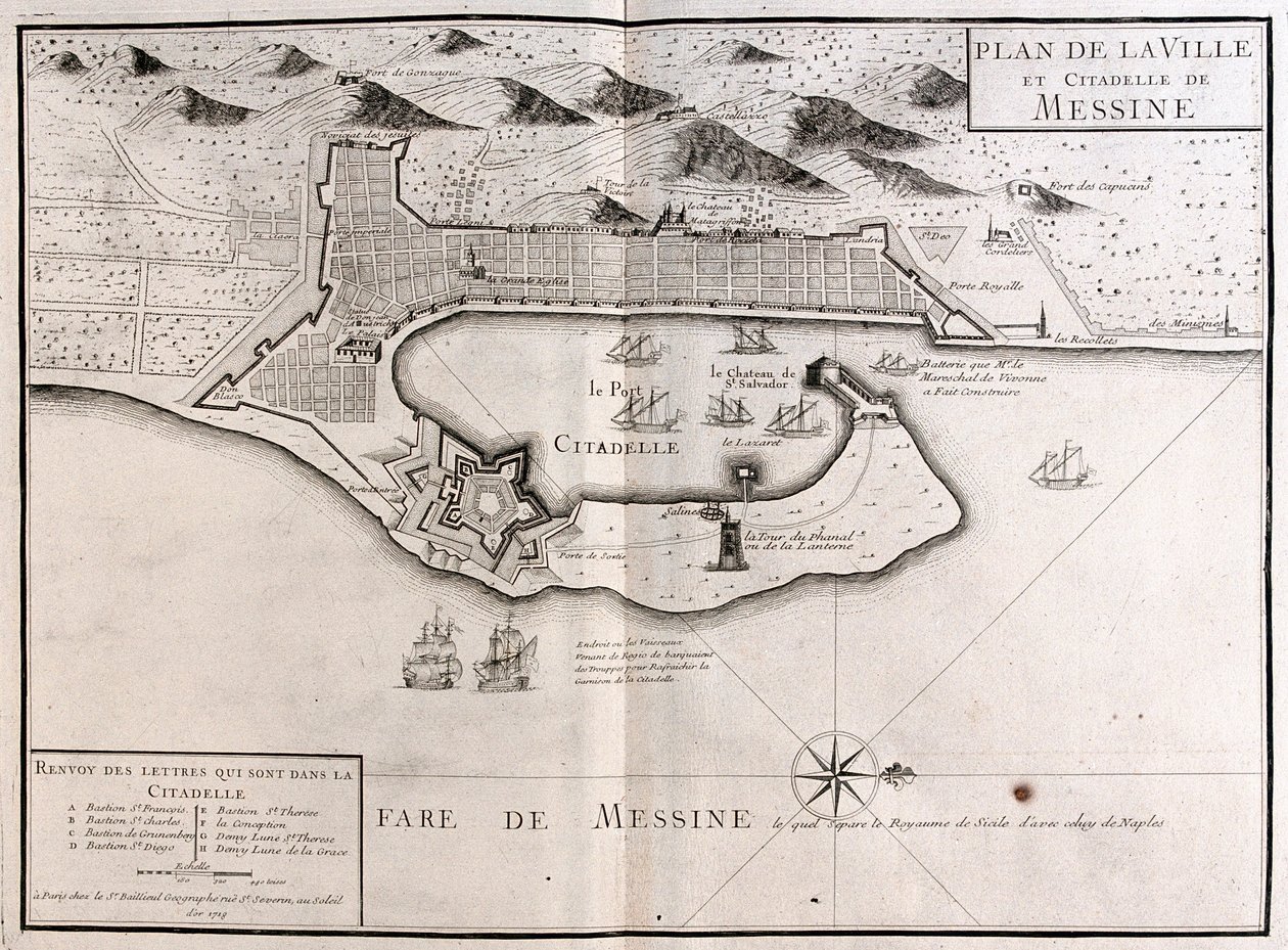 Messina (Sicilien) - Italien - af A af Alexis Hubert Jaillot