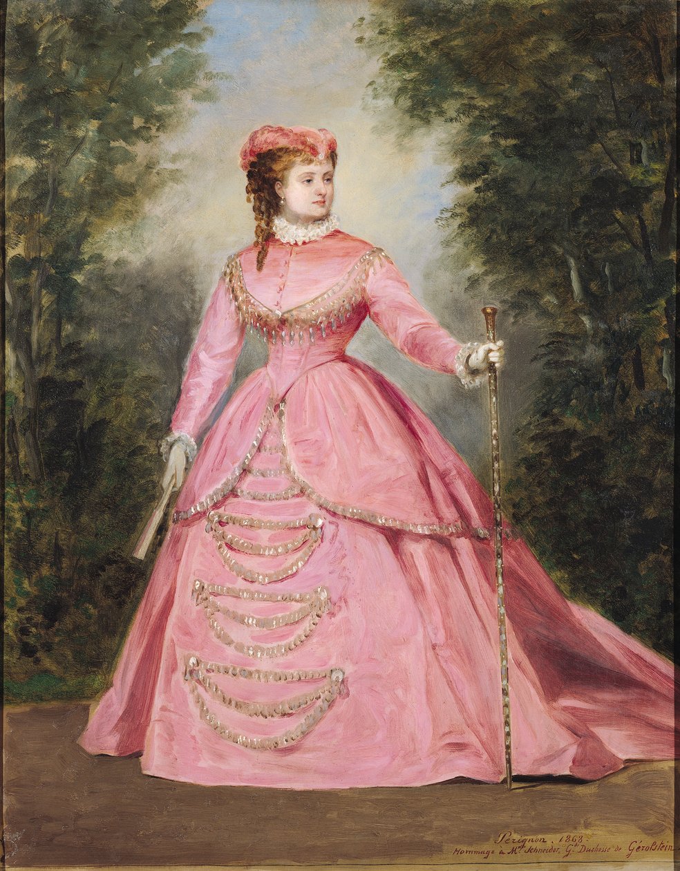 Hortense Schneider (1838-1920) 1868 af Alexis Joseph Perignon