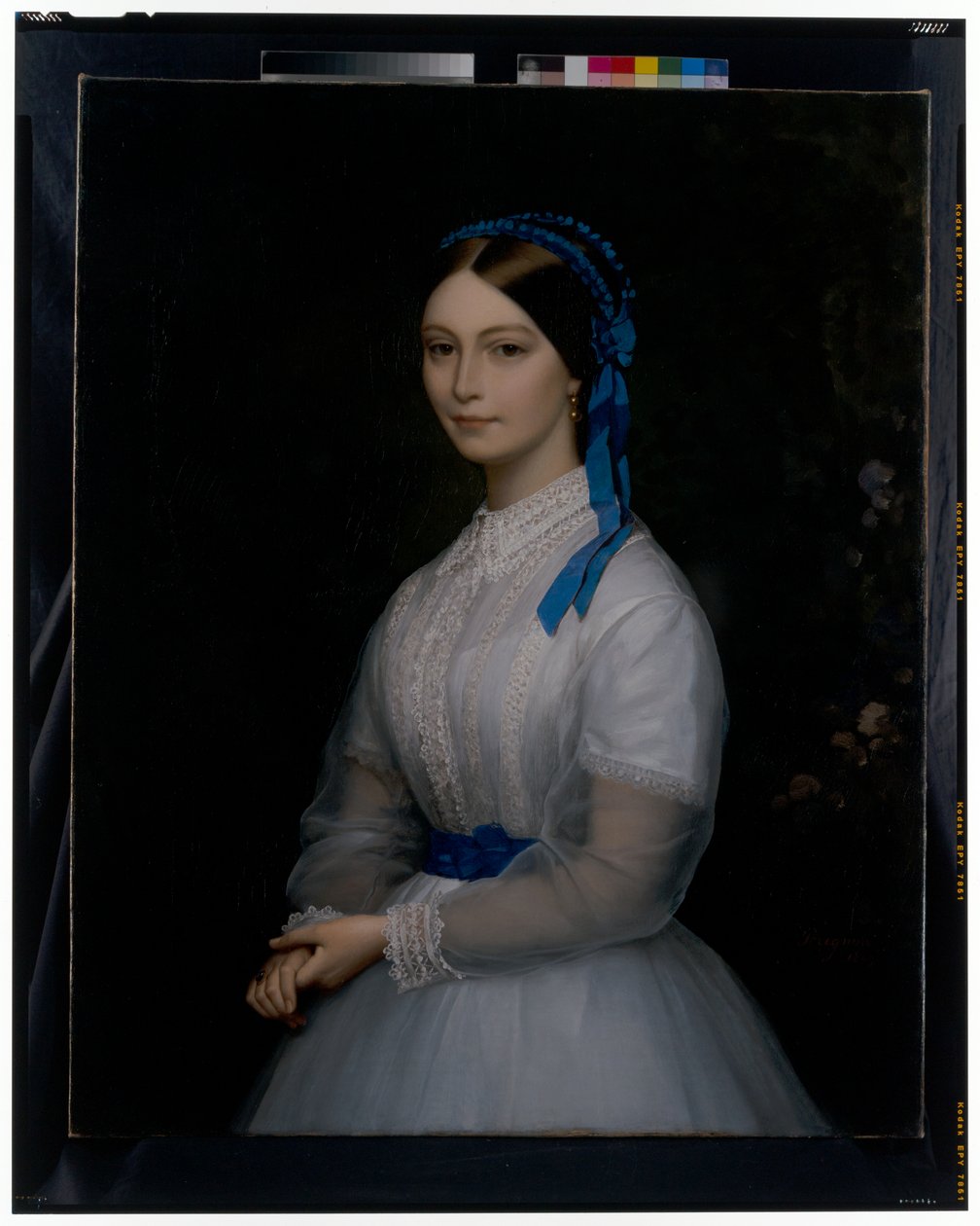 Portræt af Mademoiselle Mathilde de Nédonchel af Alexis Joseph Perignon
