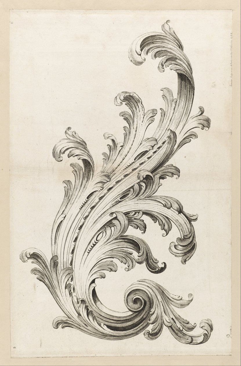 Acanthus Leaf Design af Alexis Peyrotte