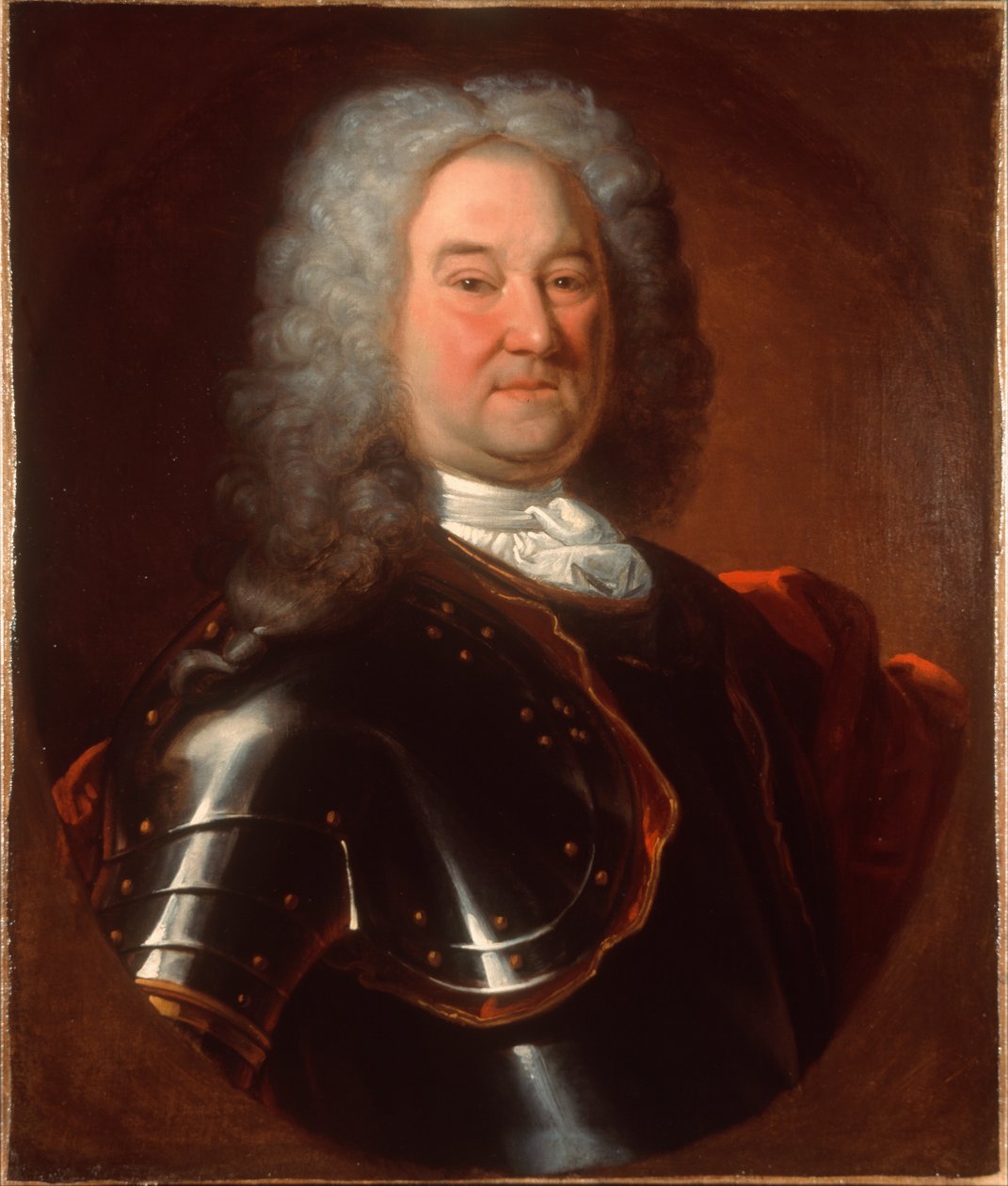 Kaptajn Robert Parker, The Royal Regiment of Ireland, ca. 1720 (olie på lærred) af Alexis Simon Belle