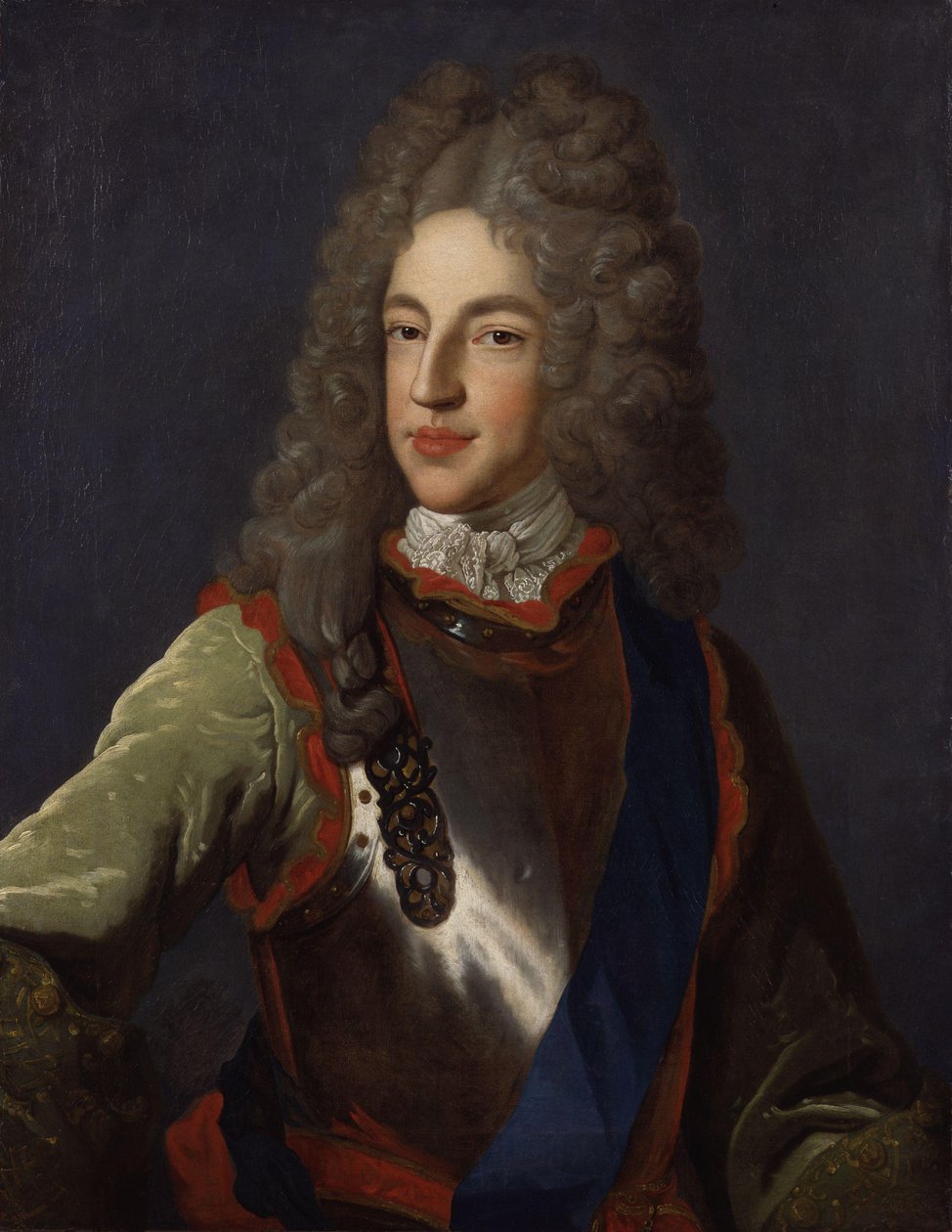 Portræt af James Francis Edward Stuart (1688-1766) af Alexis Simon Belle
