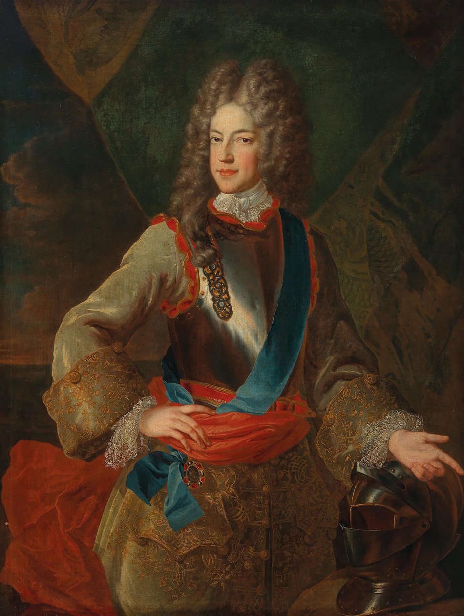 Portræt af prins James Francis Edward Stuart, med tilnavnet The Old Pretender, 1710