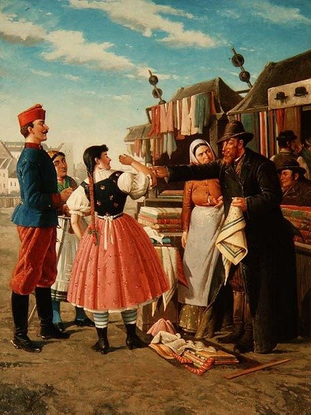 En Stofhandler af Alfons Giehsz