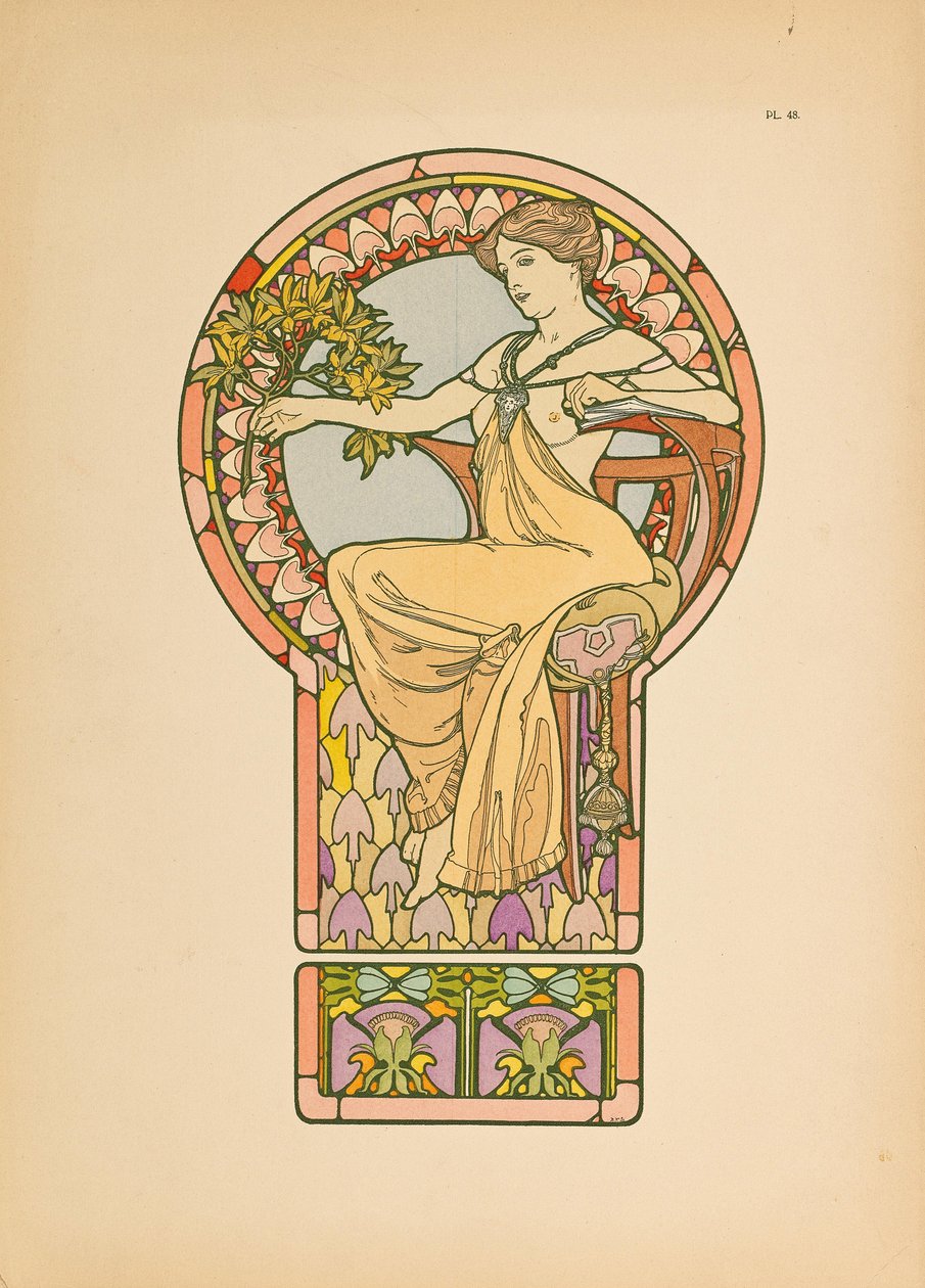 Dekorative dokumenter, 1902. af Alfons Marie Mucha