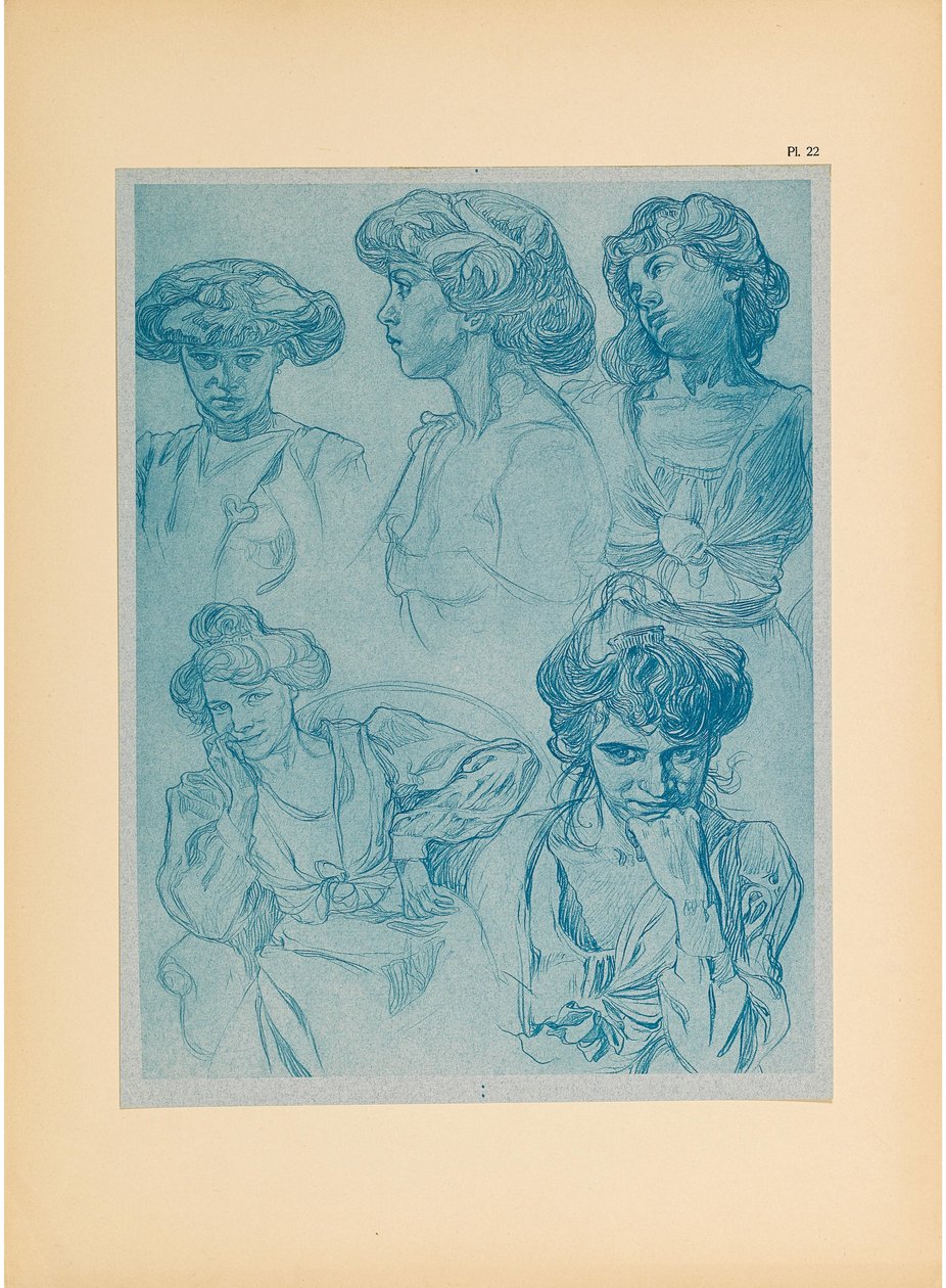 Dekorative dokumenter, 1902. af Alfons Marie Mucha