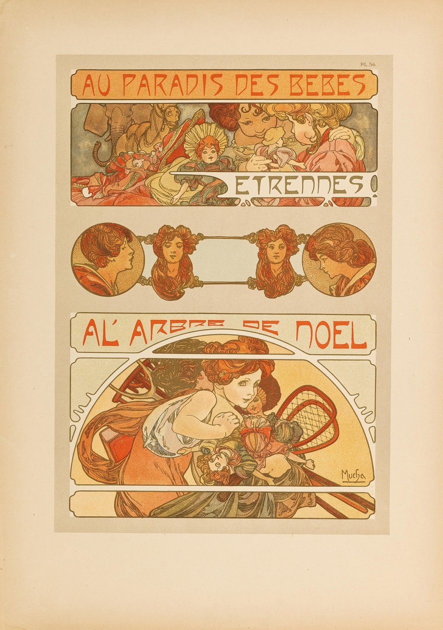 Dekorative dokumenter, 1902. af Alfons Marie Mucha