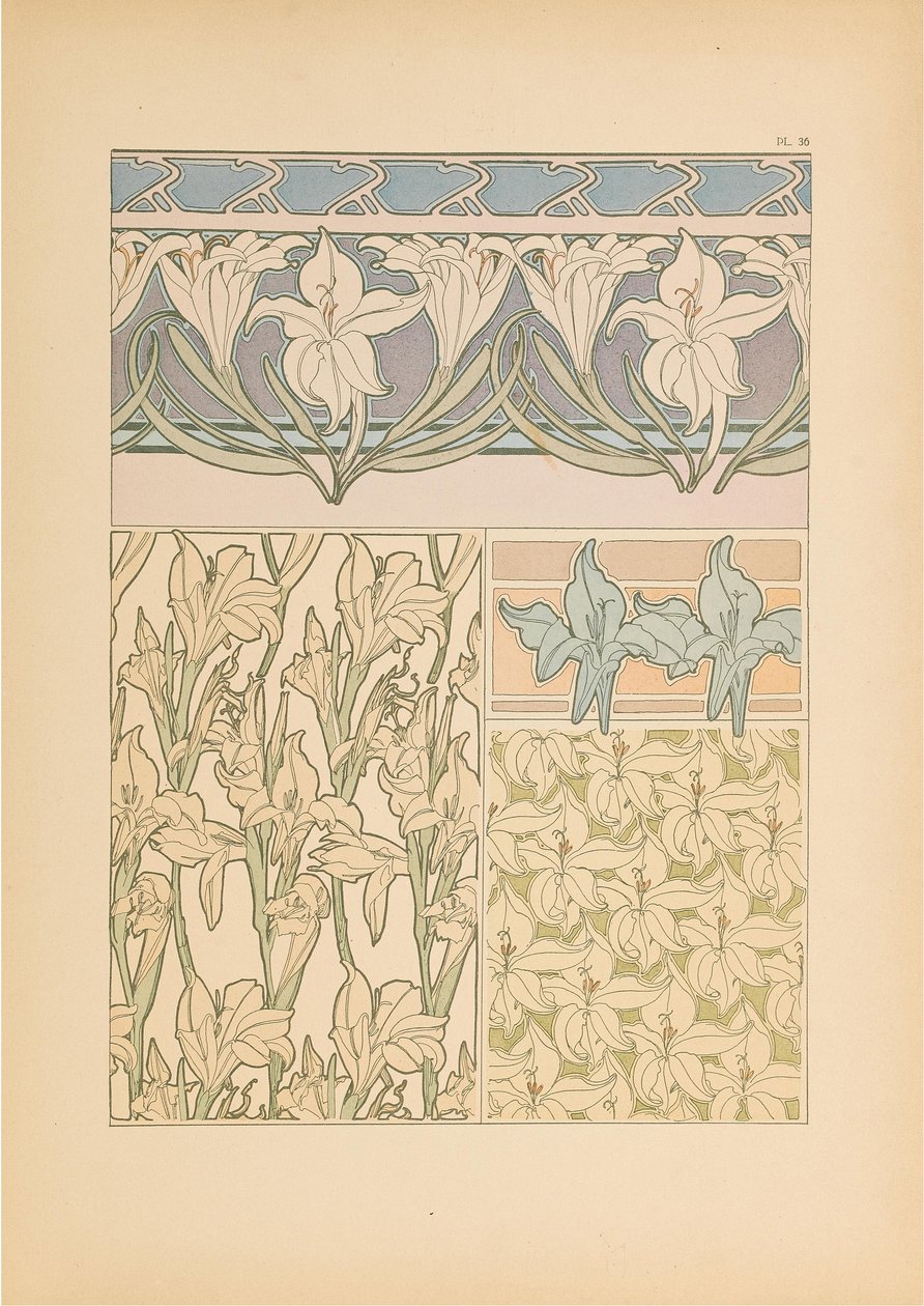 Dekorative dokumenter, 1902. af Alfons Marie Mucha