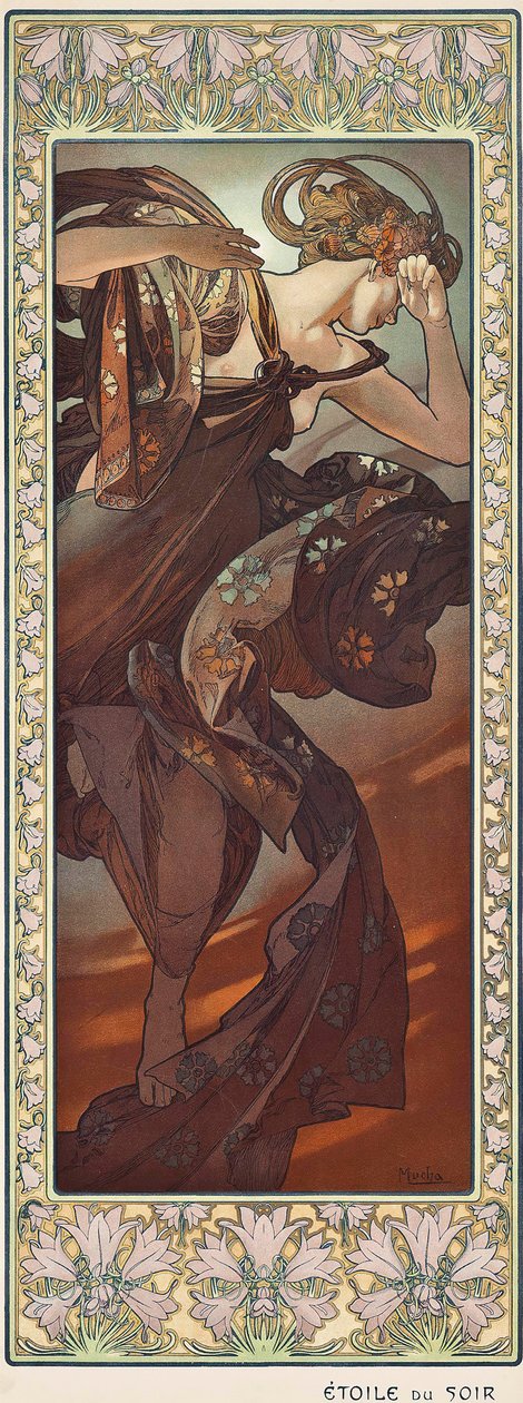 Aftenstjerne Aftenstjernen, 1902. af Alfons Marie Mucha