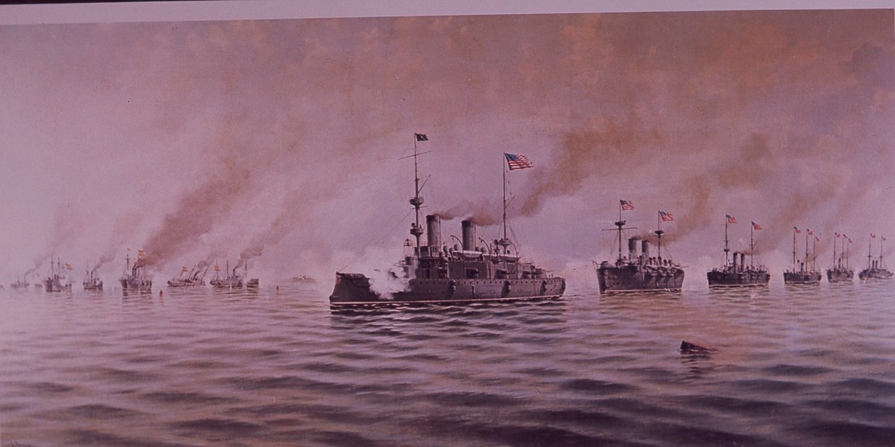 Spansk-amerikansk krig 1898, Slaget ved Manila Bay af Alfonso Sanz