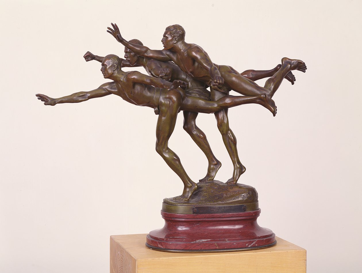 Au But, 1886-87 (bronze) af Alfred Boucher