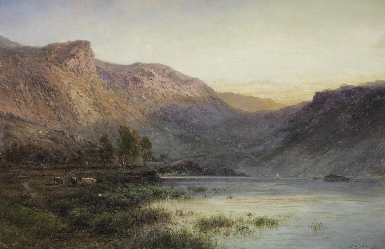 Glen Sheil Eagle Rock af Alfred de Breanski