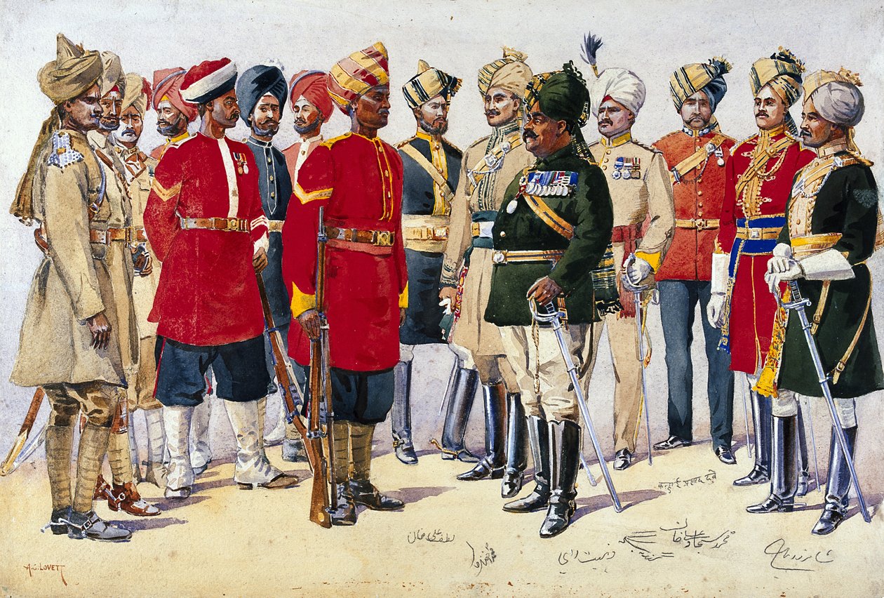 Imperial Service Troops, illustration fra 
