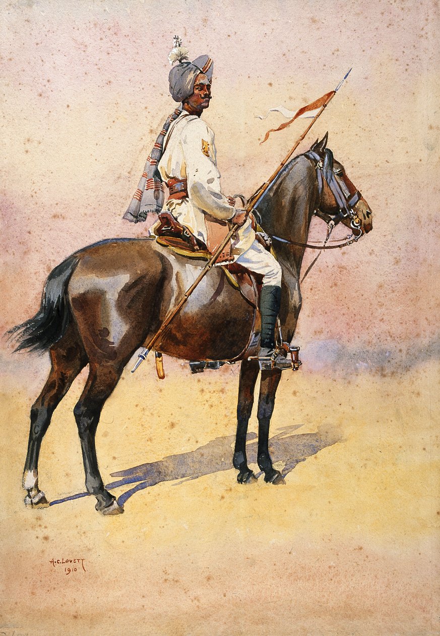 Jodphur Sardar Risala, Ratore Rajput, illustration til 