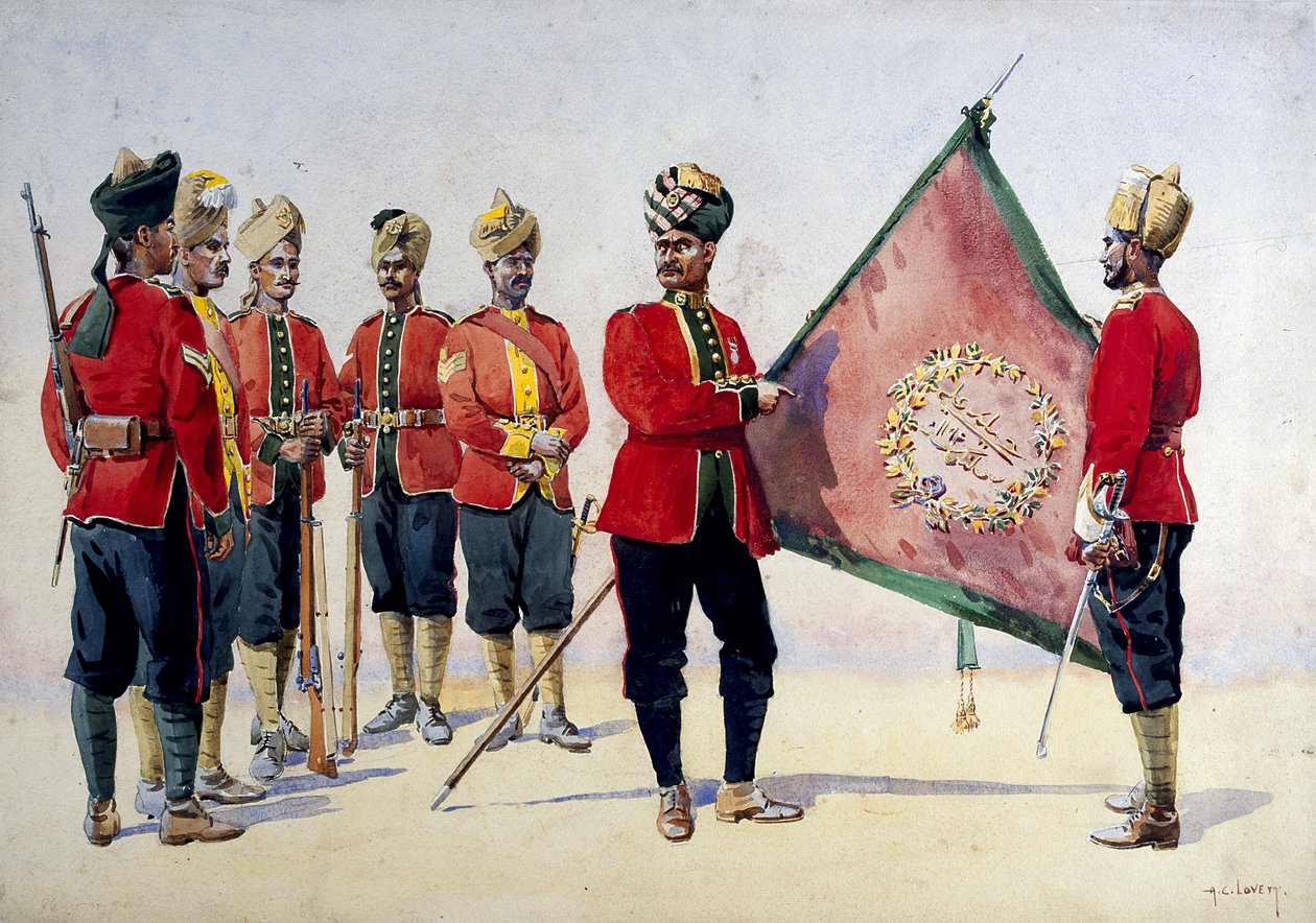Soldiers of the Carnatic Infantry, illustration til 