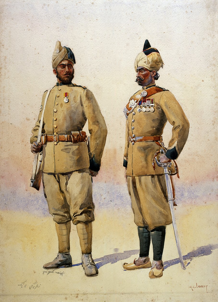 Soldiers of the Frontier Force, illustration fra 