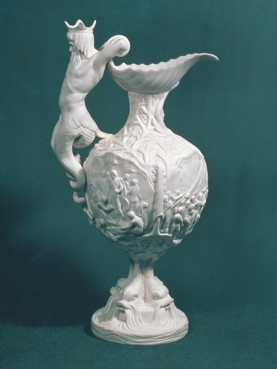 Nelson-kanden, lavet af Samuel Alcock und Co., Burslem, 1851 (parisk porcelæn) af Alfred Crowquill