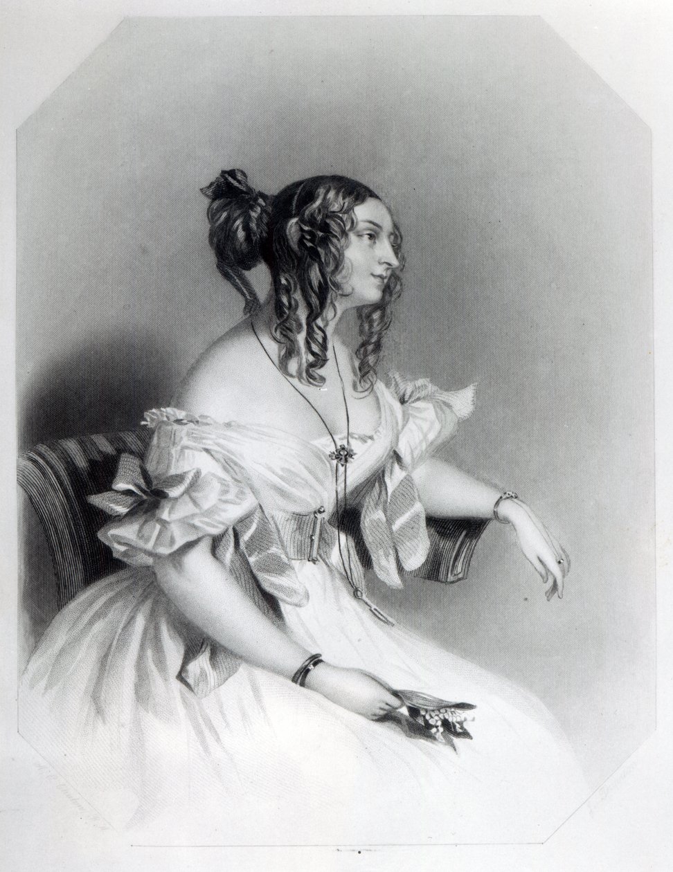 Teresa, grevinde Guiccioli af Alfred Edward Chalon