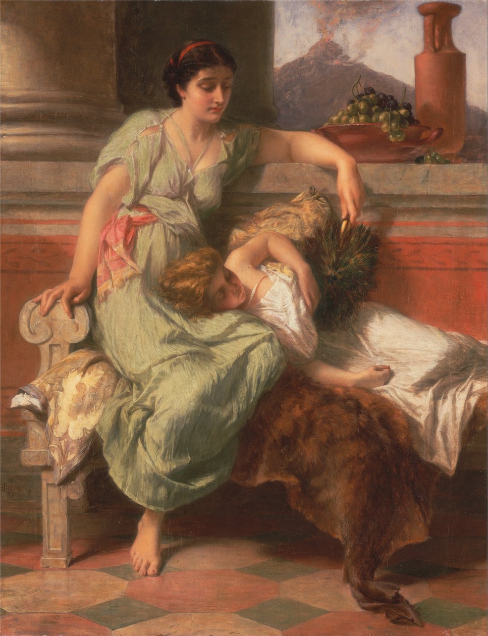 Pompeji, 79 e.Kr. af Alfred W. Elmore
