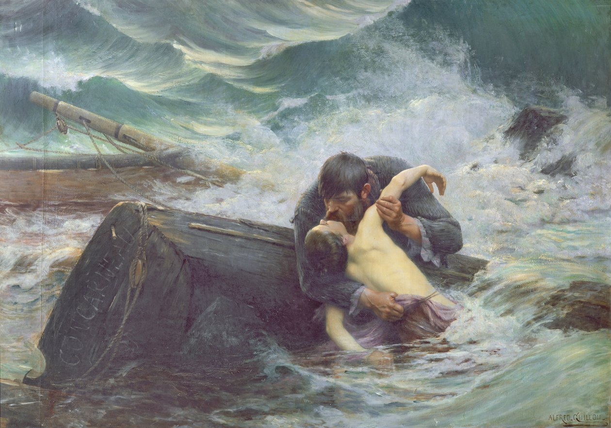 Adieu, 1892 af Alfred Guillou