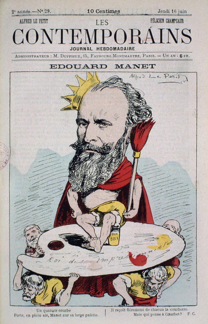 Edouard Manet, impressionisternes konge, omslagsillustration fra 