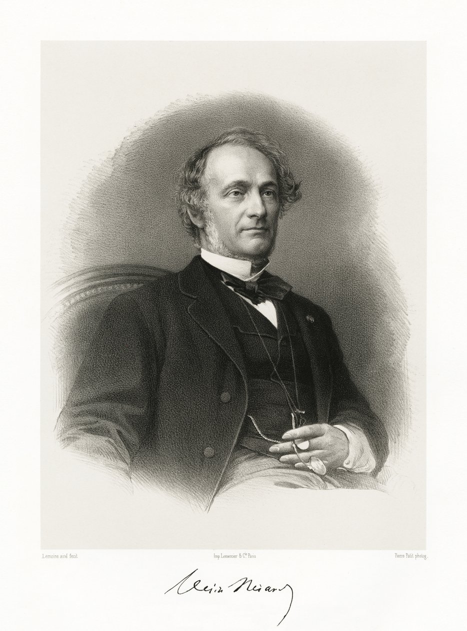 Jean Marie Napoleon Désiré Nisard, 1865-66 af Alfred Lemoine