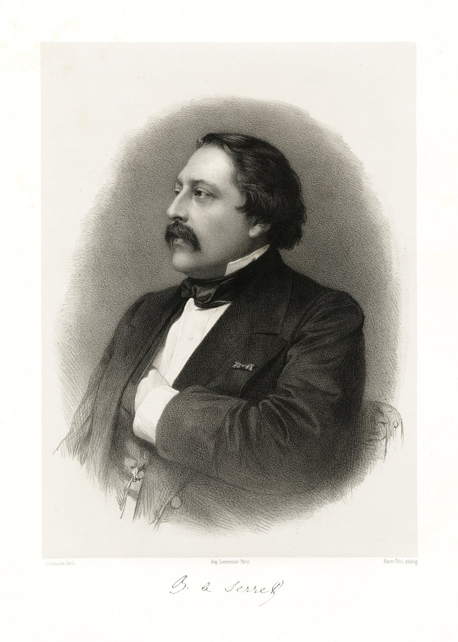 Joseph Alfred Serret, 1865-66 af Alfred Lemoine