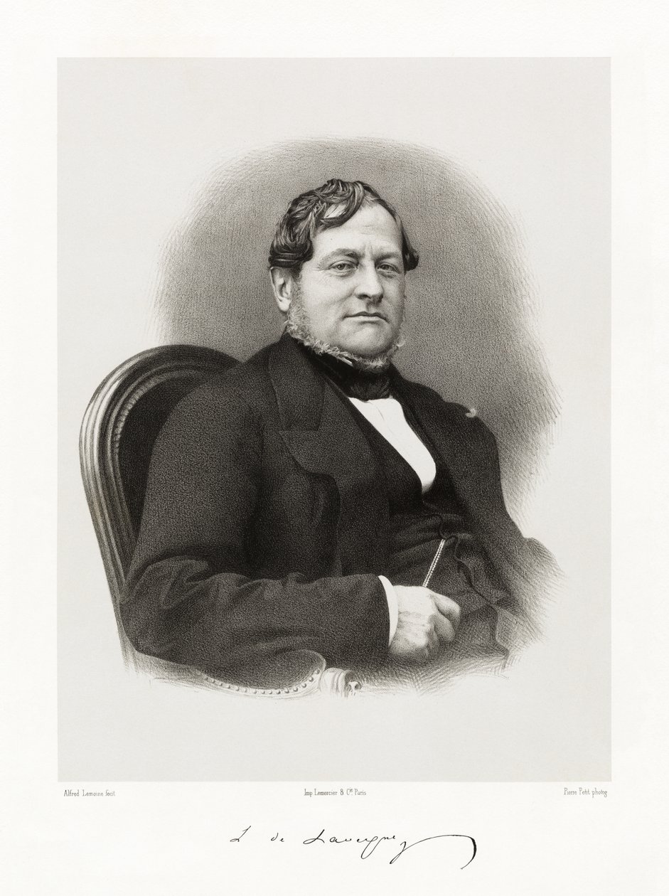 Léonce Guilhaud de Lavergne, 1865-66 af Alfred Lemoine