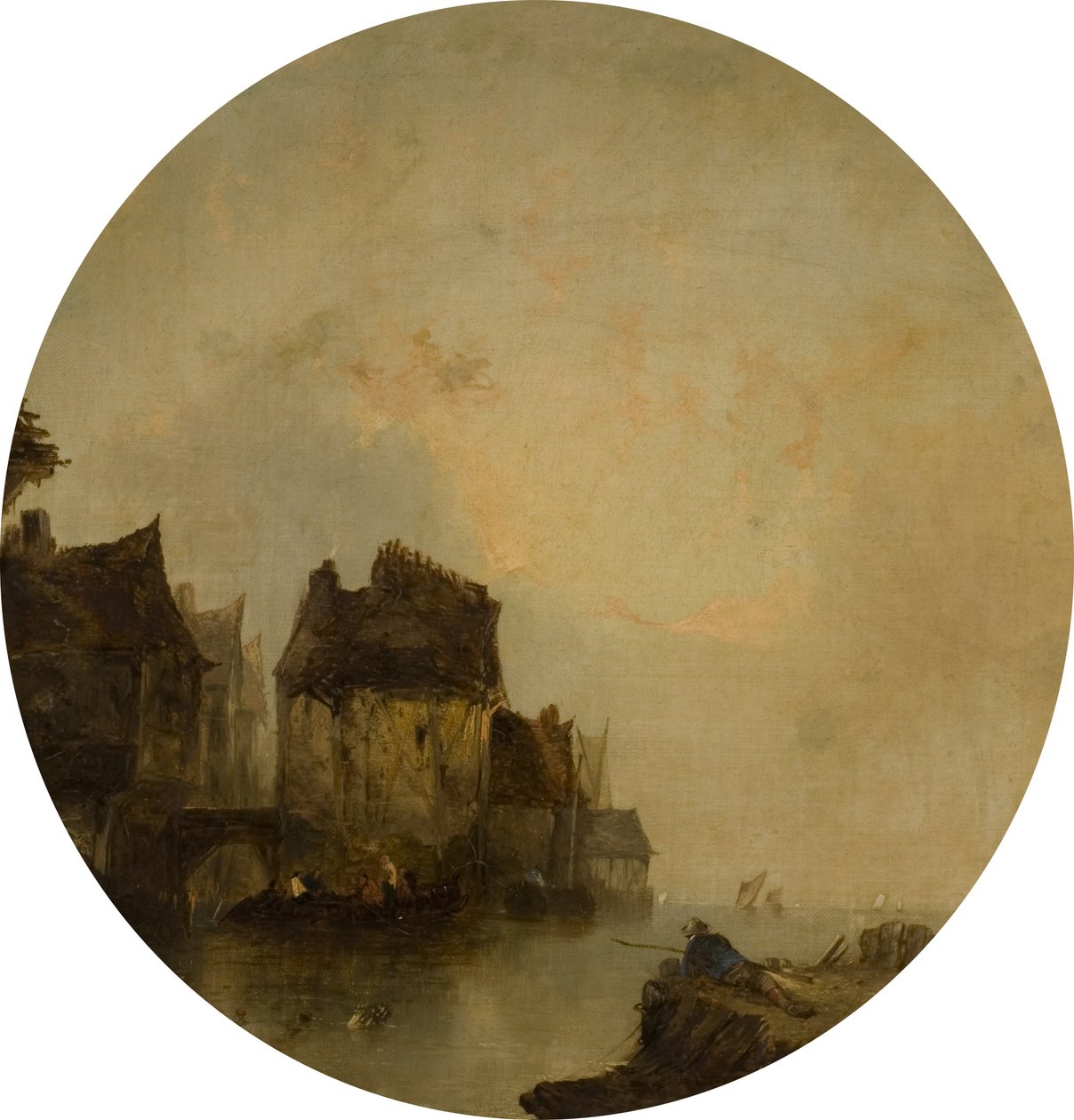 Flodscene af Alfred Montague
