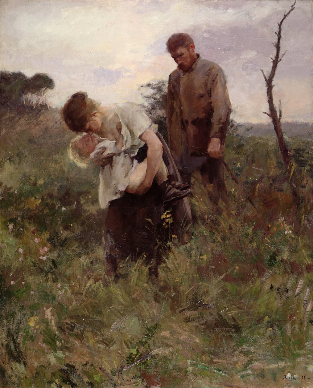 Exodus, 1893 af Alfred Roll
