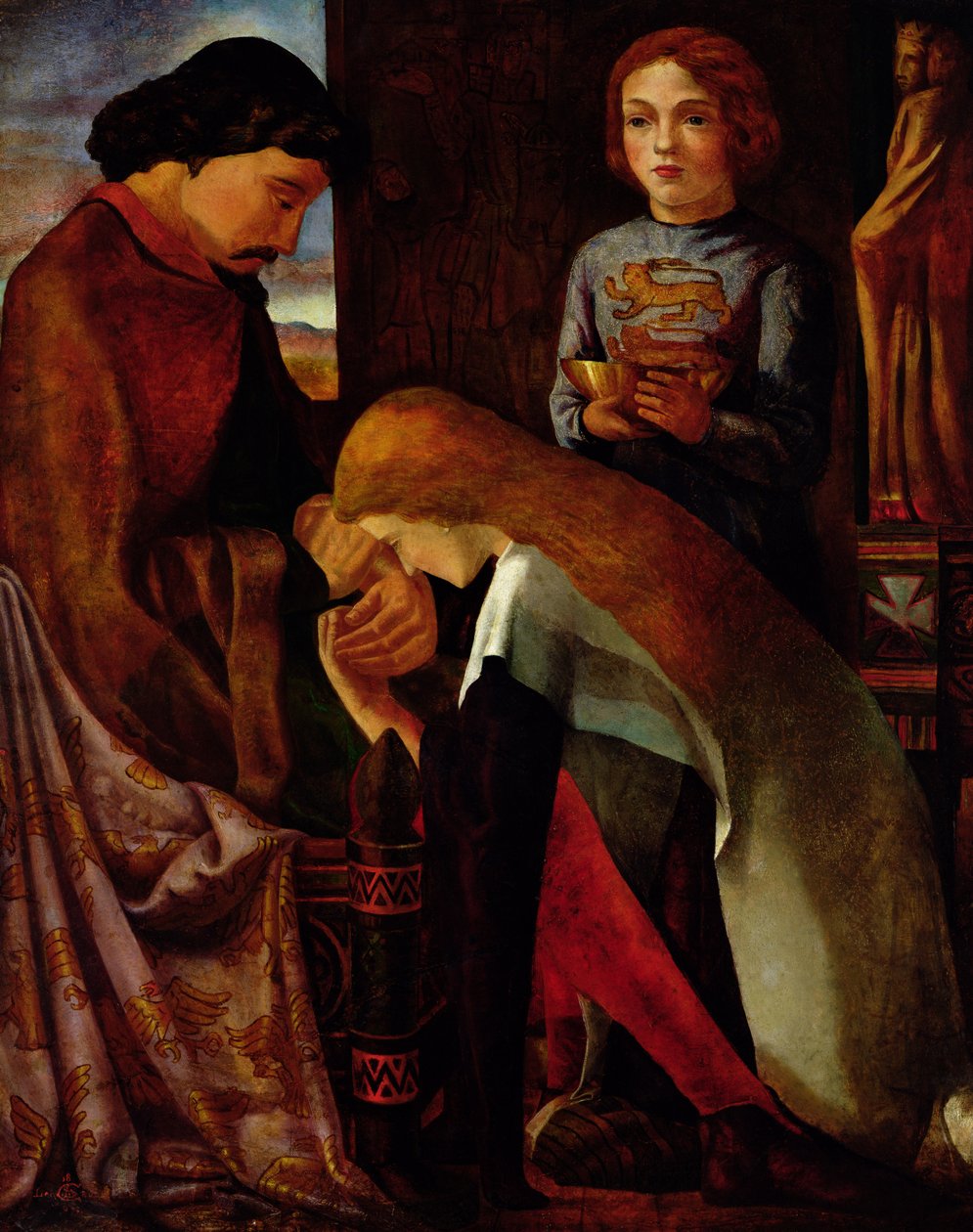 Kong Edward I (1239-1307) og Eleanor (1244-90) 1863 af Alfred Sacheverell Coke
