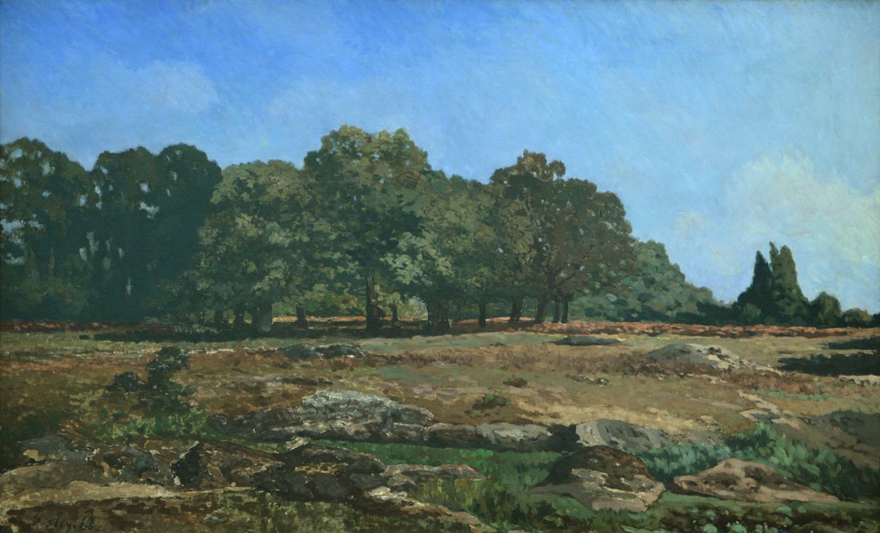 Allee af kastanjetræer af Alfred Sisley