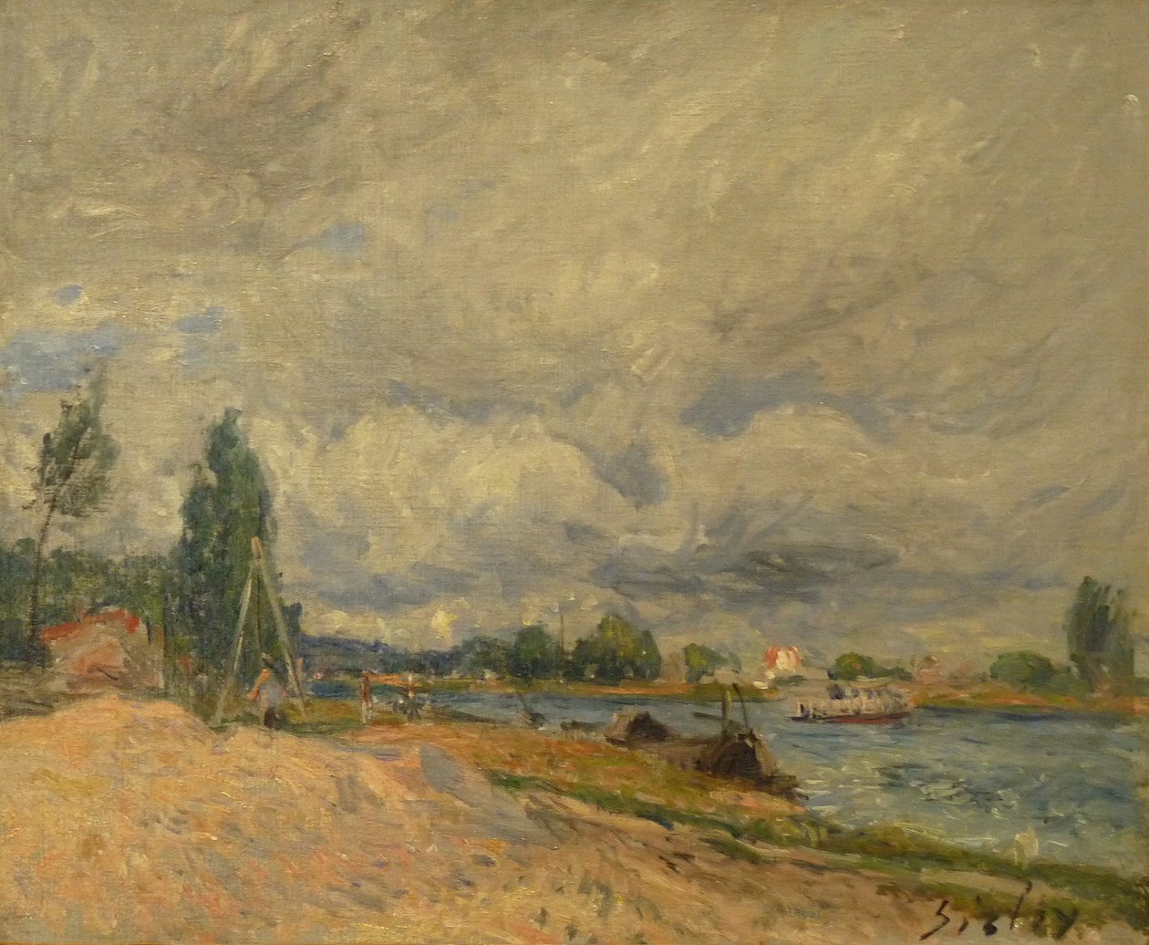 Bankerne ved Seinen eller Loing af Alfred Sisley