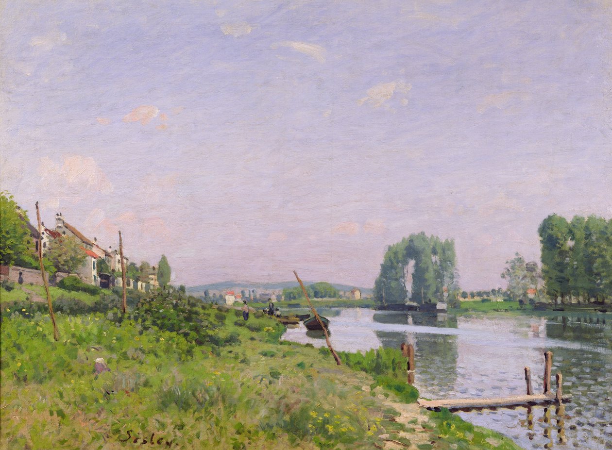 Ile Saint-Denis, 1872 af Alfred Sisley