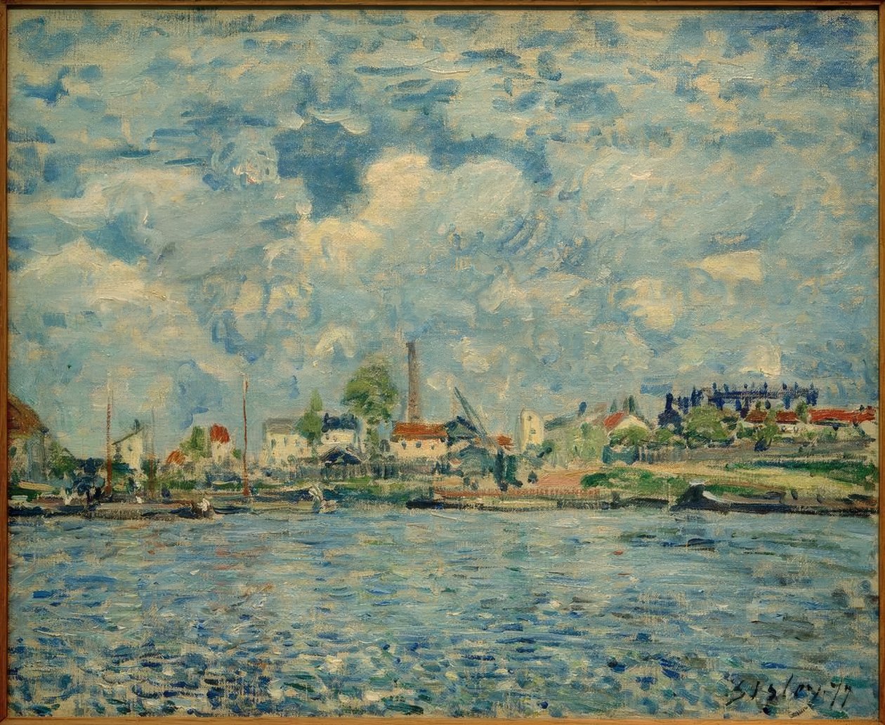 Seinen ved Point du Jour af Alfred Sisley