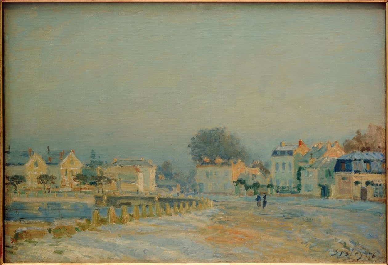 Labreuvoir de Marly - Hvid gelé af Alfred Sisley