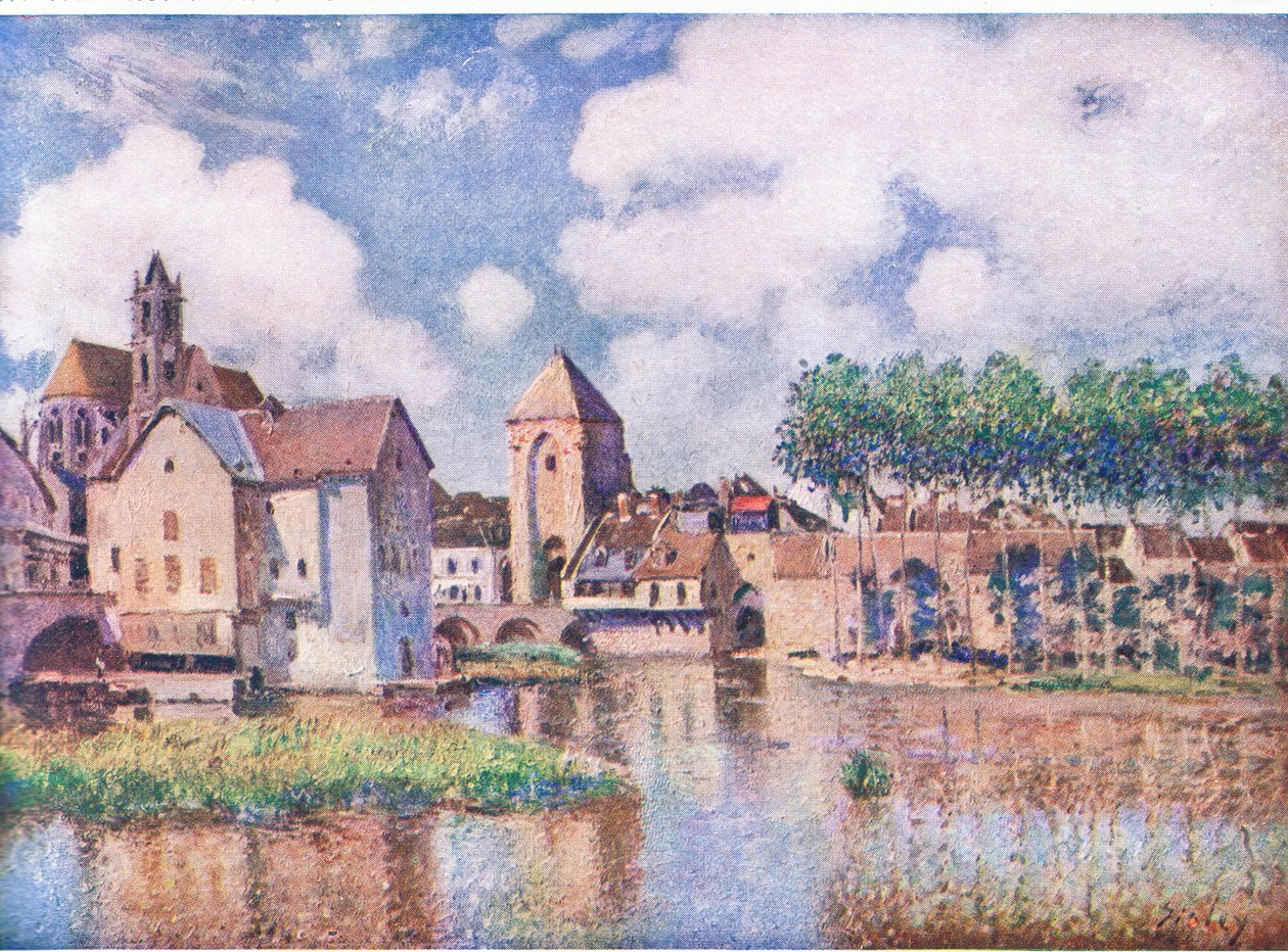 Moret-broen af Alfred Sisley