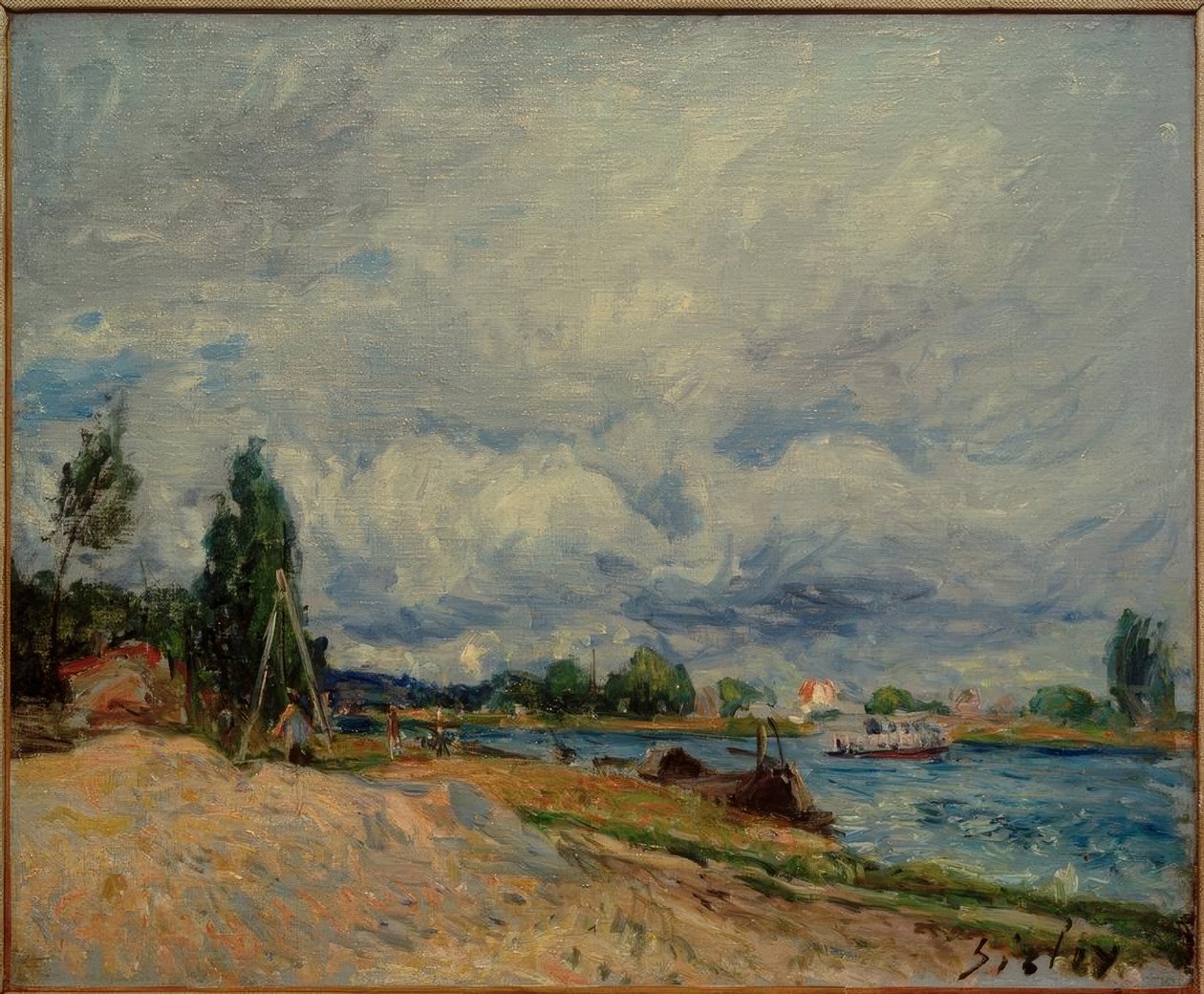 Loings bredder af Alfred Sisley