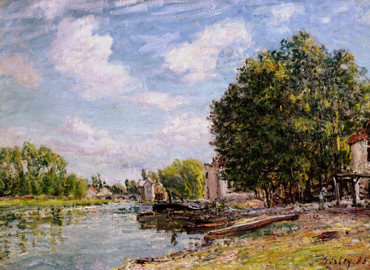 Moret-sur-Loing, 1885 af Alfred Sisley