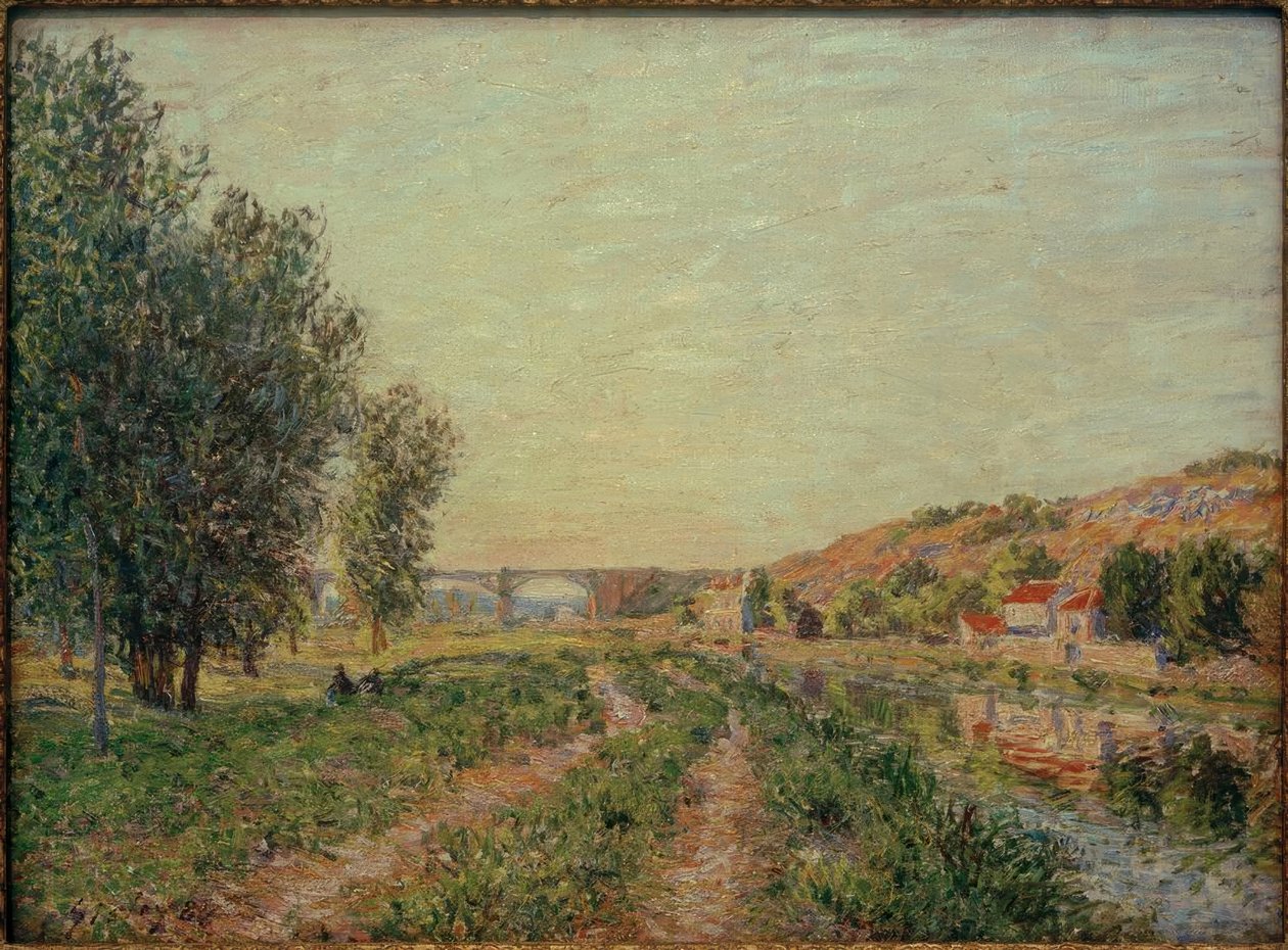 Landskab nær Moret af Alfred Sisley