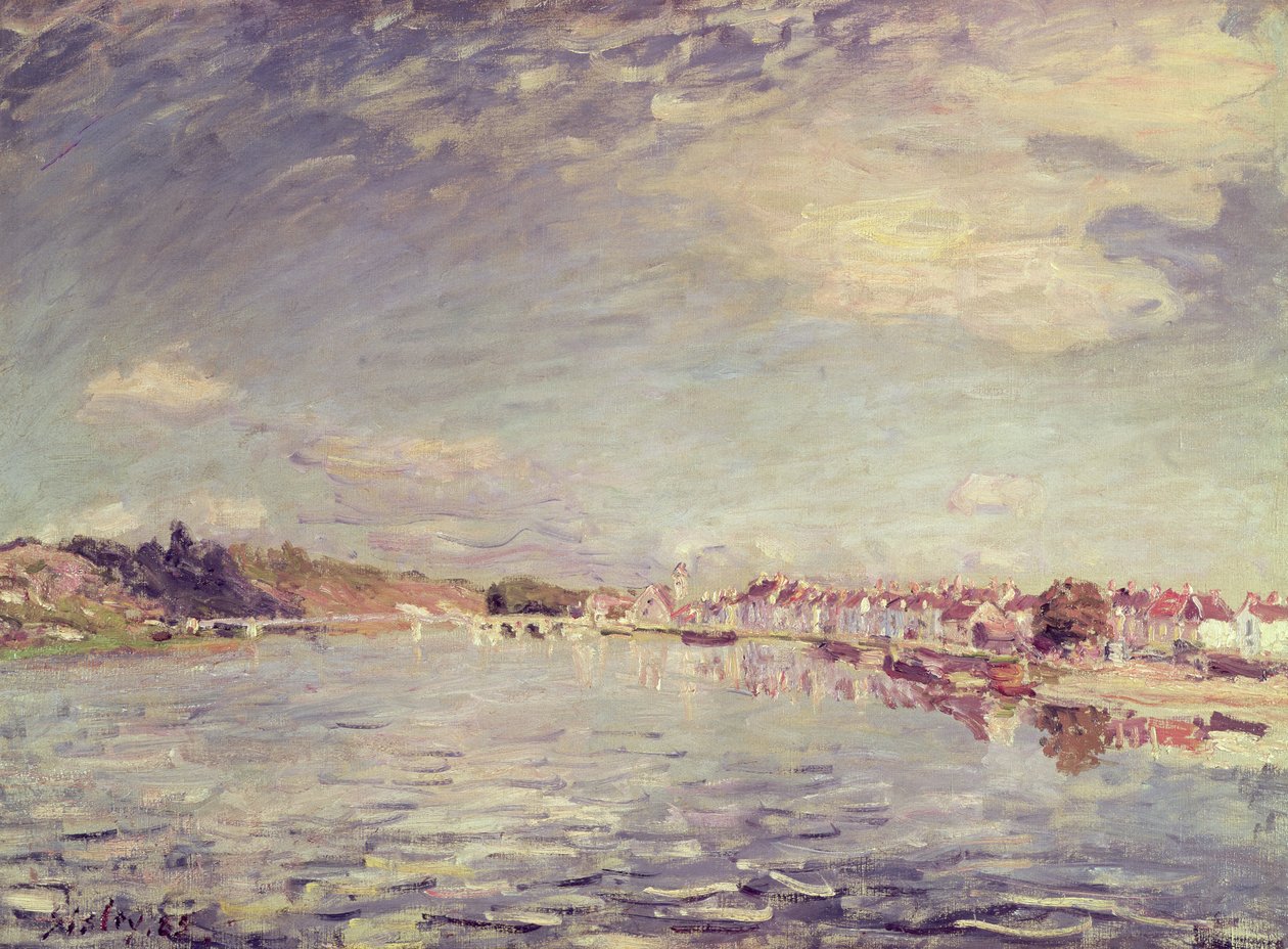 Saint-Mammes, 1885 af Alfred Sisley