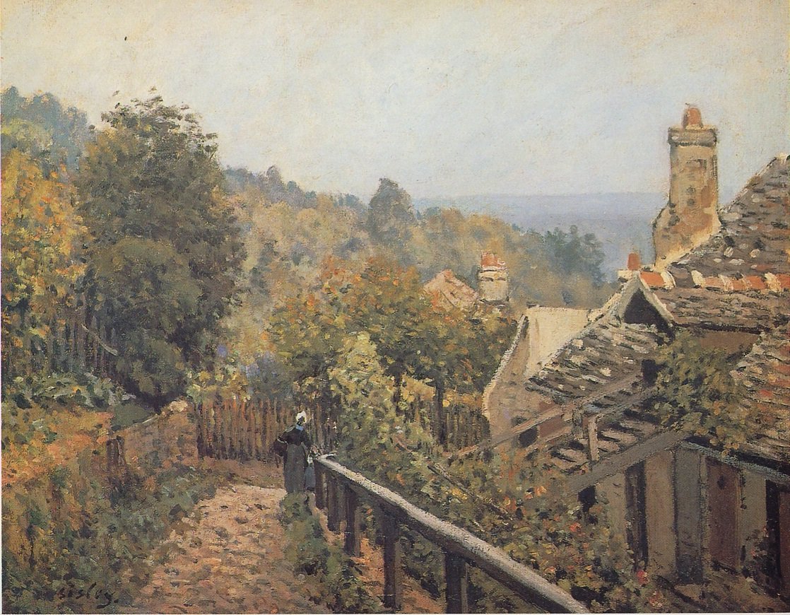 Mi-cote trail af Alfred Sisley