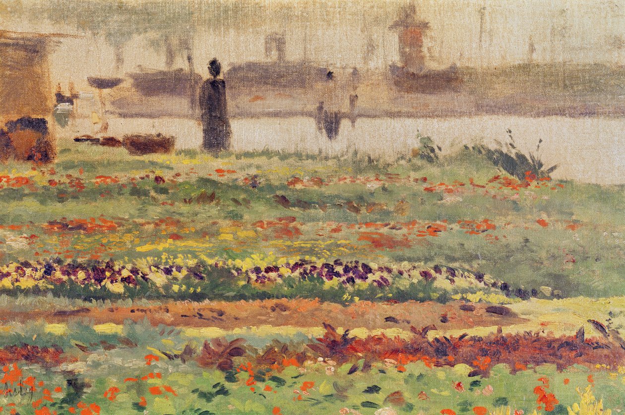 Haven ved Vandkanten af Alfred Sisley